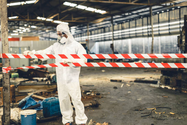 Professional Biohazard technician working in Reading, MN